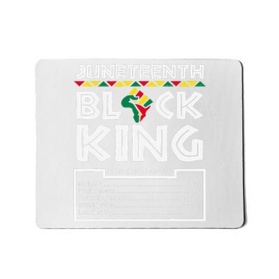 Juneteenth Black King Melanin Dad Fathers Day Father Fun Mousepad