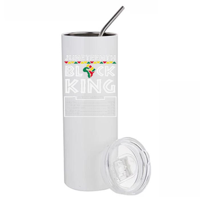 Juneteenth Black King Melanin Dad Fathers Day Father Fun Stainless Steel Tumbler