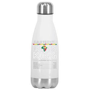 Juneteenth Black King Melanin Dad Fathers Day Father Fun Stainless Steel Insulated Water Bottle