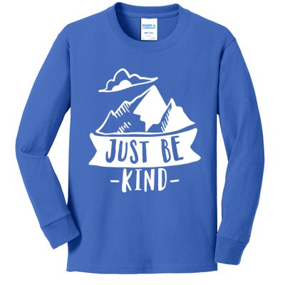 Just Be Kind Anti Bullying Kindness Week Unity Day Cute Gift Kids Long Sleeve Shirt