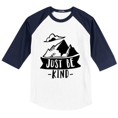 Just Be Kind Anti Bullying Kindness Week Unity Day Cute Gift Baseball Sleeve Shirt