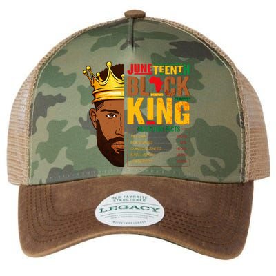 Juneteenth Black King Nutritional Facts Pride African Legacy Tie Dye Trucker Hat