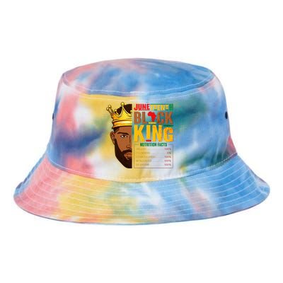 Juneteenth Black King Nutritional Facts Pride African Tie Dye Newport Bucket Hat