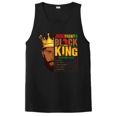 Juneteenth Black King Nutritional Facts Pride African PosiCharge Competitor Tank