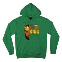 Juneteenth Black King Nutritional Facts Pride African Hoodie