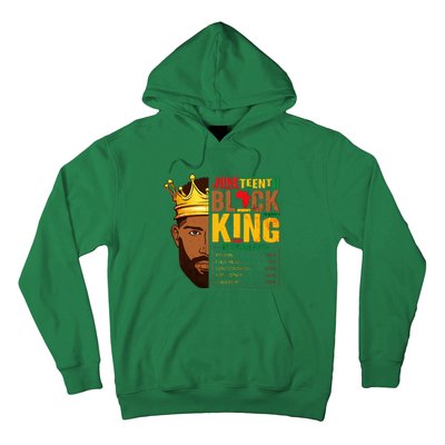 Juneteenth Black King Nutritional Facts Pride African Hoodie