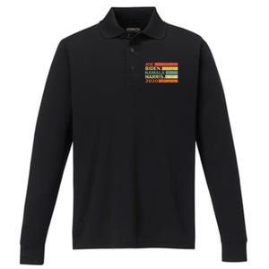 Joe Biden Kamala Harris Vote Removes Stubborn Orange Stain Meaningful Gift Performance Long Sleeve Polo