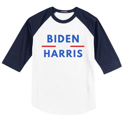 Joe Biden Kamala Harris Election 2024 Vote Blue Democrat Baseball Sleeve Shirt