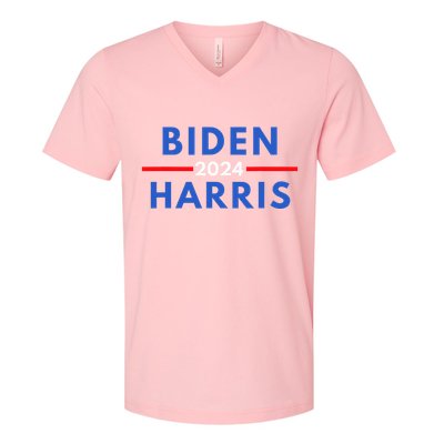 Joe Biden Kamala Harris Election 2024 Vote Blue Democrat V-Neck T-Shirt