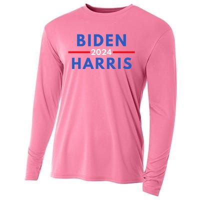 Joe Biden Kamala Harris Election 2024 Vote Blue Democrat Cooling Performance Long Sleeve Crew