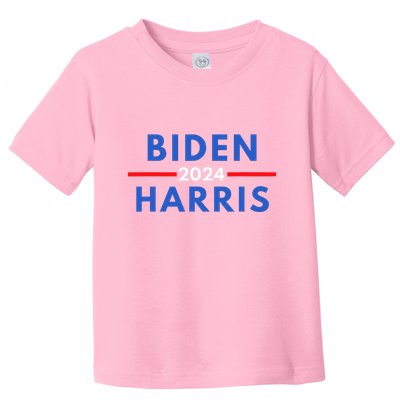 Joe Biden Kamala Harris Election 2024 Vote Blue Democrat Toddler T-Shirt