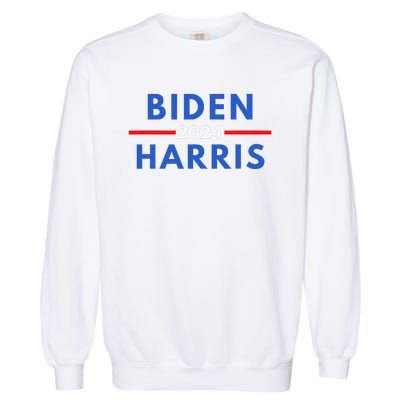 Joe Biden Kamala Harris Election 2024 Vote Blue Democrat Garment-Dyed Sweatshirt