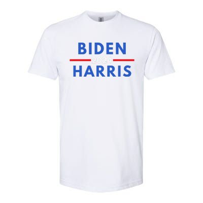 Joe Biden Kamala Harris Election 2024 Vote Blue Democrat Softstyle CVC T-Shirt