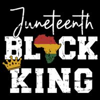 Juneteenth Black King With Pan African Map Flag Gift Backpack