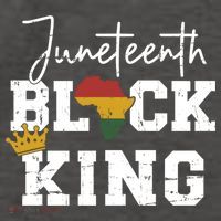 Juneteenth Black King With Pan African Map Flag Gift Vector Backpack