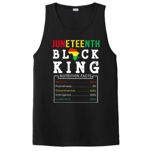 Juneteenth Black King Nutrition Facts Fathers Day Melanin PosiCharge Competitor Tank