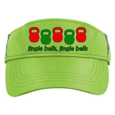 Jingle Bells Kettlebell Christmas Holiday Workout Adult Drive Performance Visor