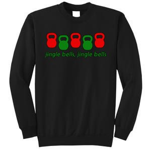 Jingle Bells Kettlebell Christmas Holiday Workout Sweatshirt