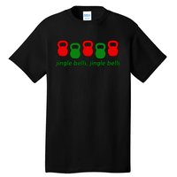 Jingle Bells Kettlebell Christmas Holiday Workout Tall T-Shirt