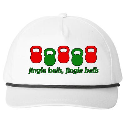 Jingle Bells Kettlebell Christmas Holiday Workout Snapback Five-Panel Rope Hat