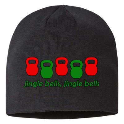 Jingle Bells Kettlebell Christmas Holiday Workout Sustainable Beanie