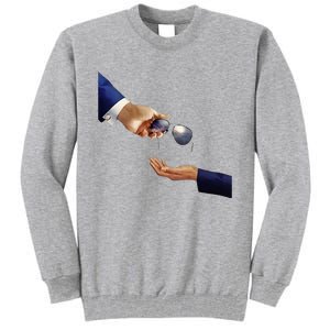 Joe Biden Kamala Harris Sunglasses Glasses Hand Off Tall Sweatshirt