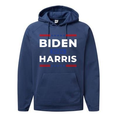 Joe Biden Kamala Harris 2024 Performance Fleece Hoodie