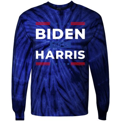 Joe Biden Kamala Harris 2024 Tie-Dye Long Sleeve Shirt