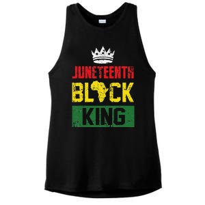 Juneteenth Black King Nutritional Facts Juneteenth Ladies PosiCharge Tri-Blend Wicking Tank