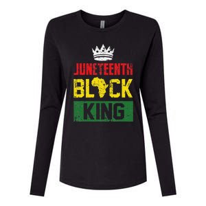 Juneteenth Black King Nutritional Facts Juneteenth Womens Cotton Relaxed Long Sleeve T-Shirt