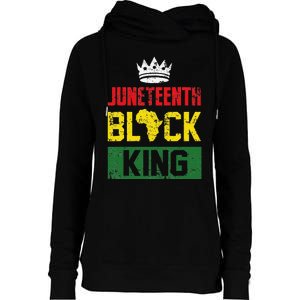 Juneteenth Black King Nutritional Facts Juneteenth Womens Funnel Neck Pullover Hood