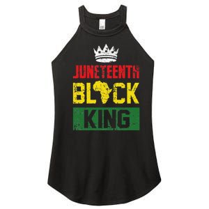 Juneteenth Black King Nutritional Facts Juneteenth Women's Perfect Tri Rocker Tank