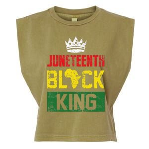 Juneteenth Black King Nutritional Facts Juneteenth Garment-Dyed Women's Muscle Tee