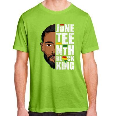 Juneteenth Black King Funny Juneteenth Black King Adult ChromaSoft Performance T-Shirt