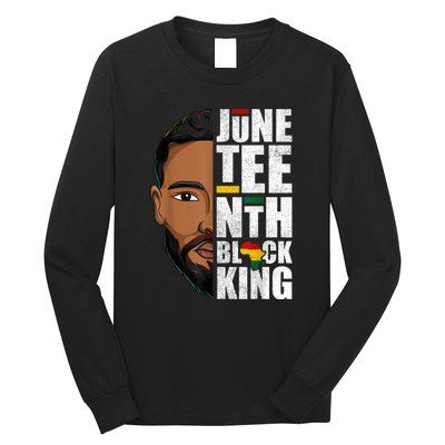 Juneteenth Black King Funny Juneteenth Black King Long Sleeve Shirt