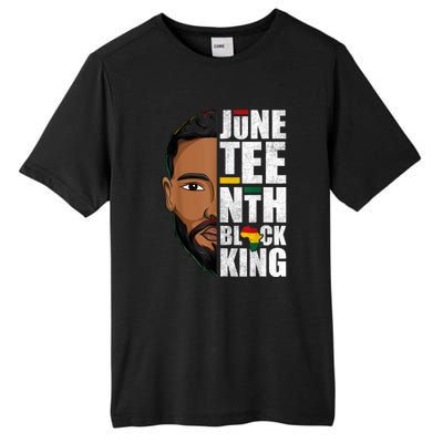 Juneteenth Black King Funny Juneteenth Black King Tall Fusion ChromaSoft Performance T-Shirt