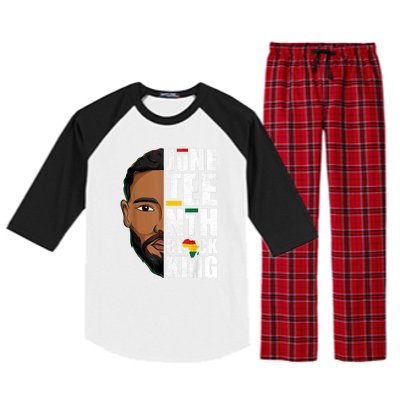 Juneteenth Black King Funny Juneteenth Black King Raglan Sleeve Pajama Set