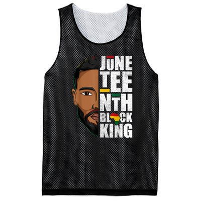 Juneteenth Black King Funny Juneteenth Black King Mesh Reversible Basketball Jersey Tank