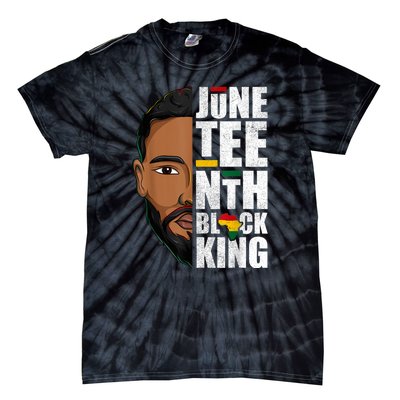 Juneteenth Black King Funny Juneteenth Black King Tie-Dye T-Shirt