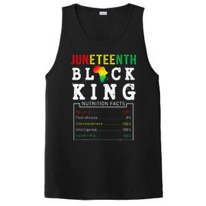 Juneteenth Black King Nutritional Facts Freedom Day PosiCharge Competitor Tank