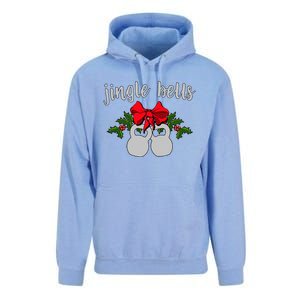 Jingle Bells Kettlebell Christmas Holiday  Unisex Surf Hoodie