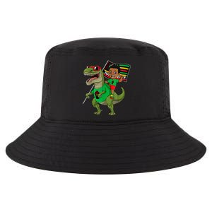 Juneteenth Black King Riding T Rex Dino Funny Cool Comfort Performance Bucket Hat