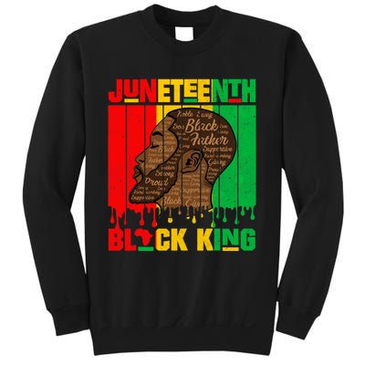 Juneteenth Black King Freedom Menalin 1986 African Sweatshirt