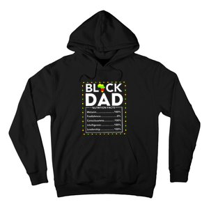 Juneteenth Black King Nutritional Facts Melanin Men Fathers Day Gifts Hoodie