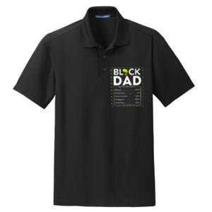 Juneteenth Black King Nutritional Facts Melanin Men Fathers Day Gifts Dry Zone Grid Polo