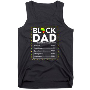 Juneteenth Black King Nutritional Facts Melanin Men Fathers Day Gifts Tank Top