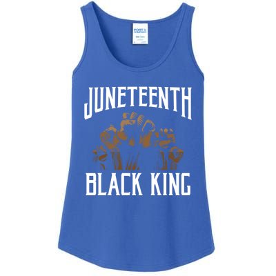 Juneteenth Black King African American Father Black Dad Gift Ladies Essential Tank