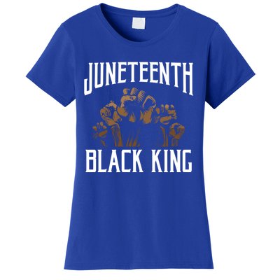 Juneteenth Black King African American Father Black Dad Gift Women's T-Shirt