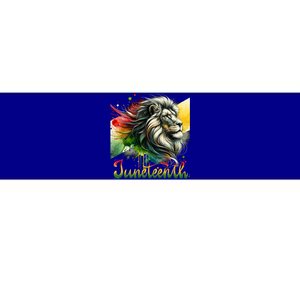 Junenth Black King Black Freedom Lion Face Gift Bumper Sticker