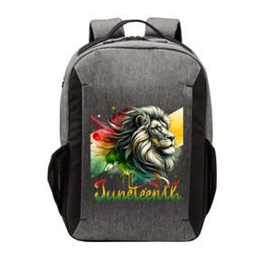 Junenth Black King Black Freedom Lion Face Gift Vector Backpack